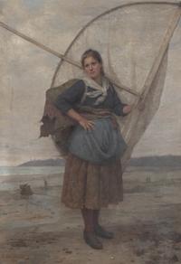 Eugénie Alexandrine Marie Salanson (French, 1836-1912) — The Fisher Girl , 1894