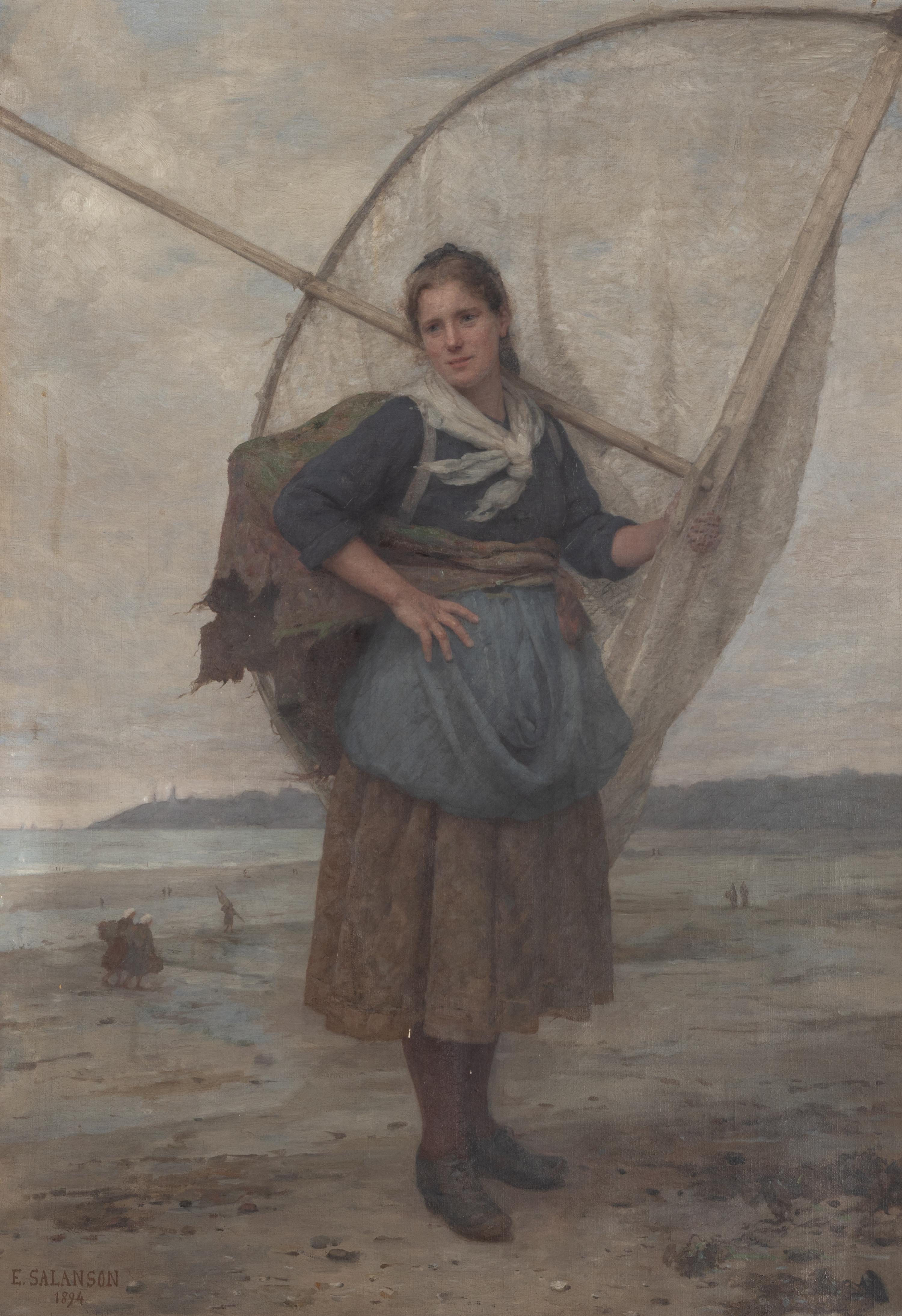 Eugénie Alexandrine Marie Salanson (French, 1836-1912) — The Fisher Girl , 1894