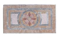 A Specimen Marble Table Top Height 53 x width 29 inches. — 20TH CENTURY