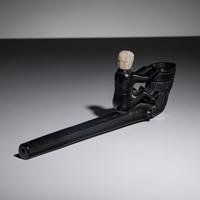 Haida Argillite Portrait Pipe