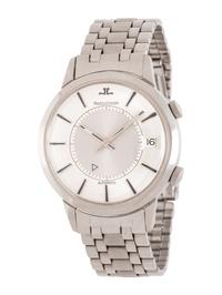 JAEGER-LECOULTRE, REF. 855 STAINLESS STEEL MEMOVOX ALARM WATCH WITH GAY FRÈRES BRACELET
