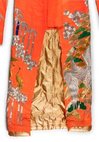 A Japanese Embroidered Silk Robe