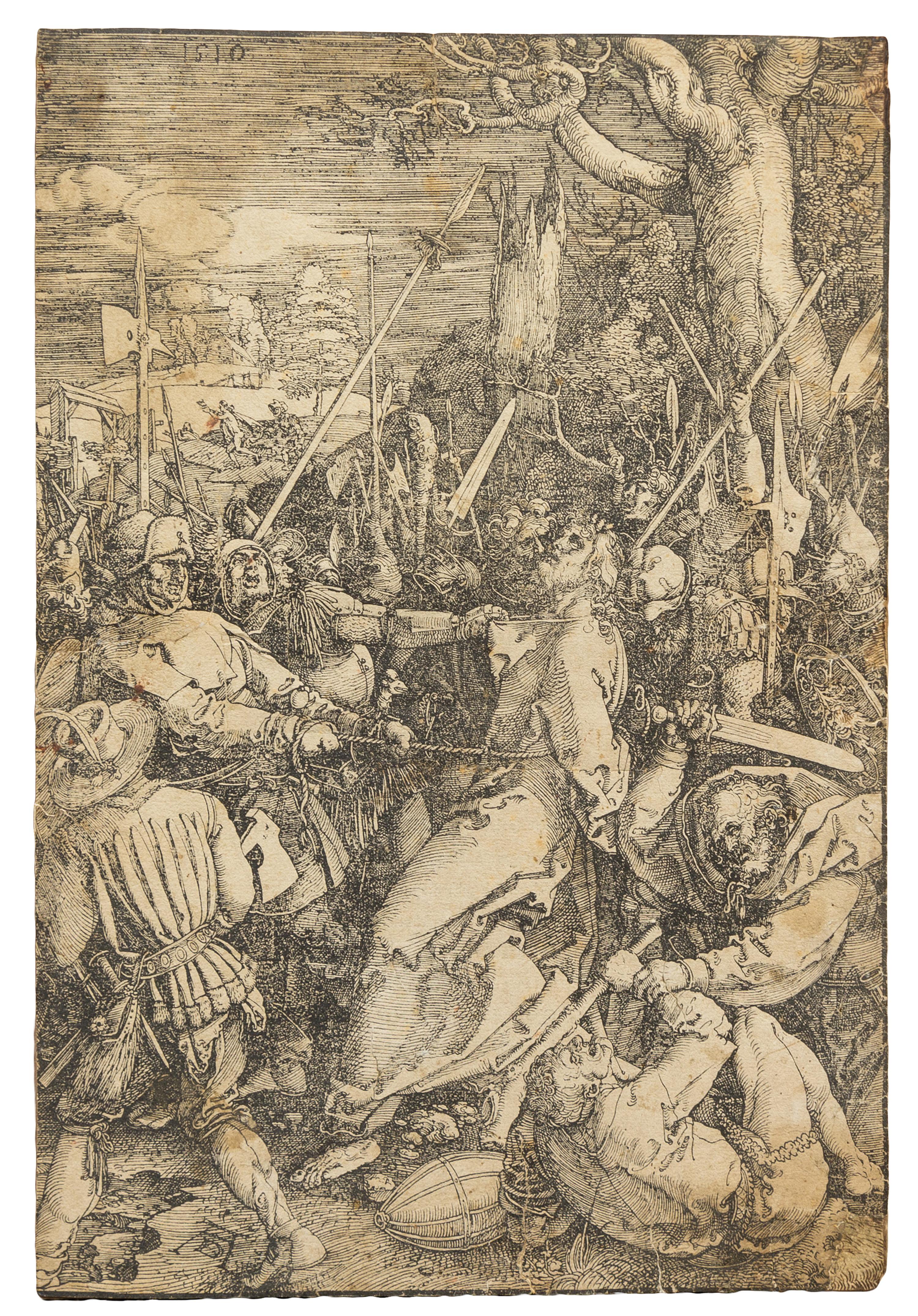 Albrecht Durer, (German, 1471-1528), Christ Taken Captive, Kiss of Judas, c. 1510