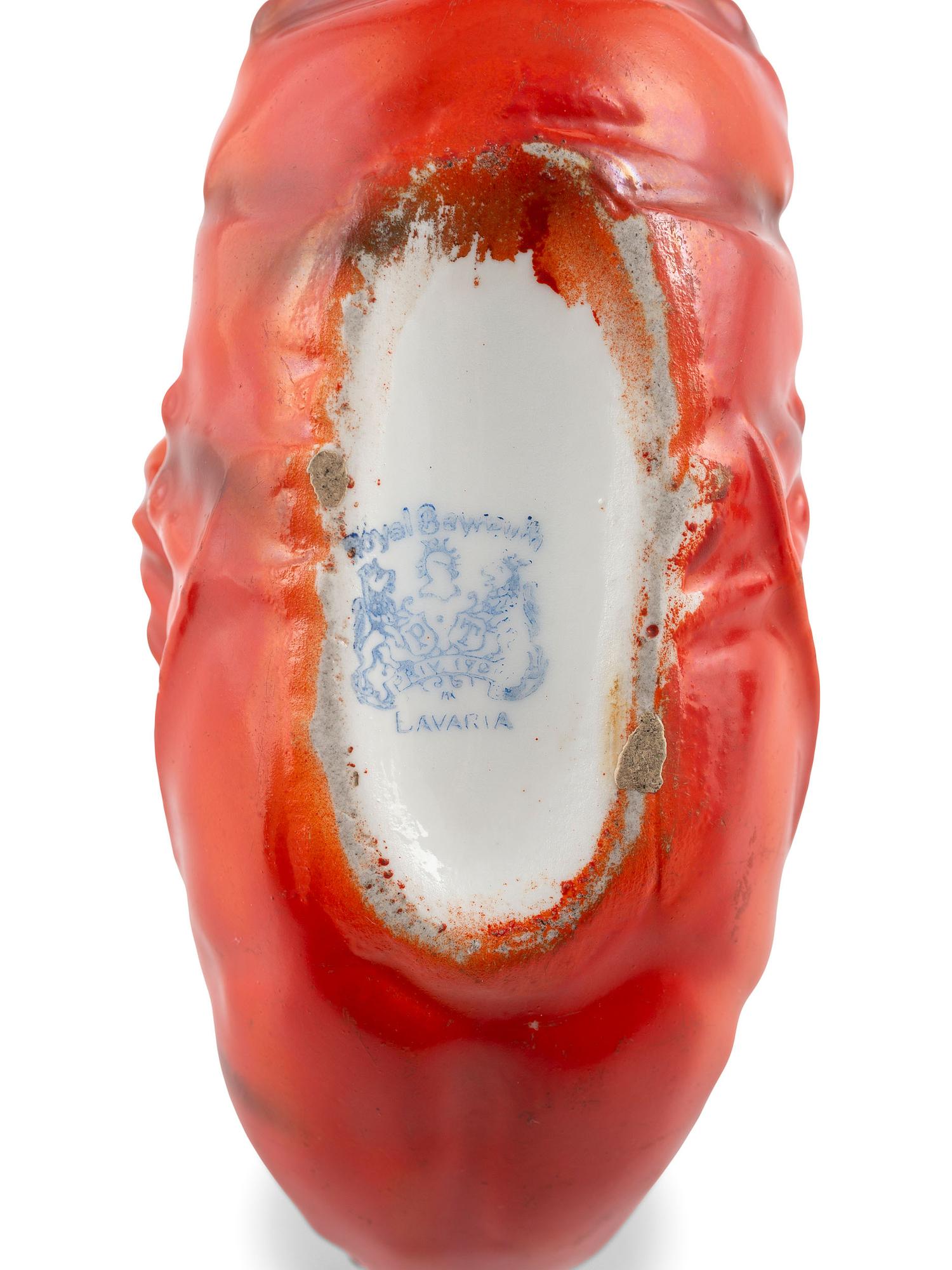 A Collection of Royal Bayreuth Lobster Table Wares