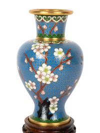 Ten Chinese Cloisonné Enamel Vases