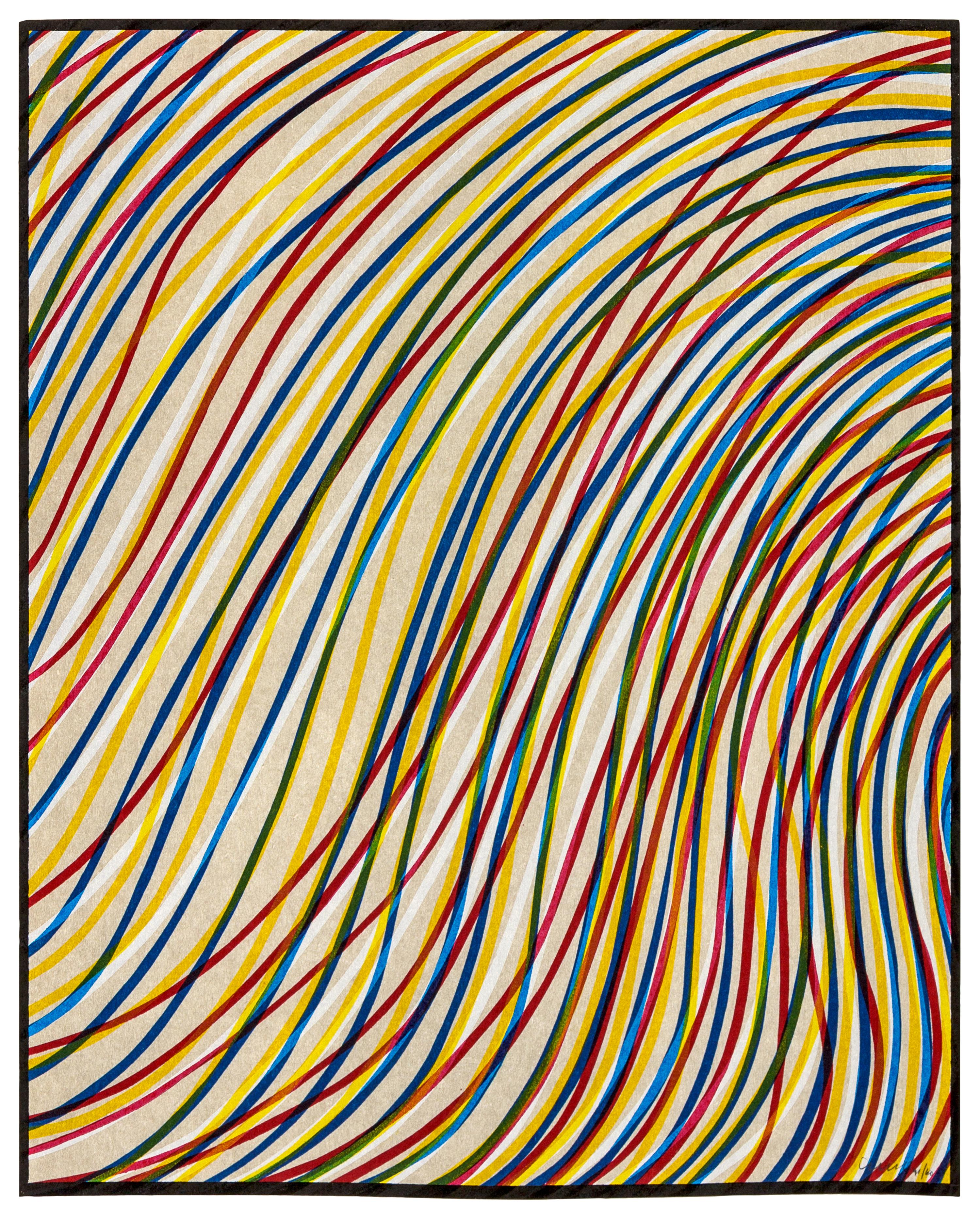 Wavy Lines on Gray from Sequences