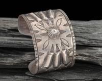Navajo Wide Ingot Cuff Bracelet
