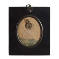 Anglo-American School 19th century Seven portrait miniatures of ladies and gentlemen, early 19th century