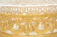 A French Gilt Bronze Mounted Cut Glass Centerpiece
