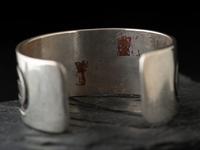 Silver Overlay Cuff Bracelet