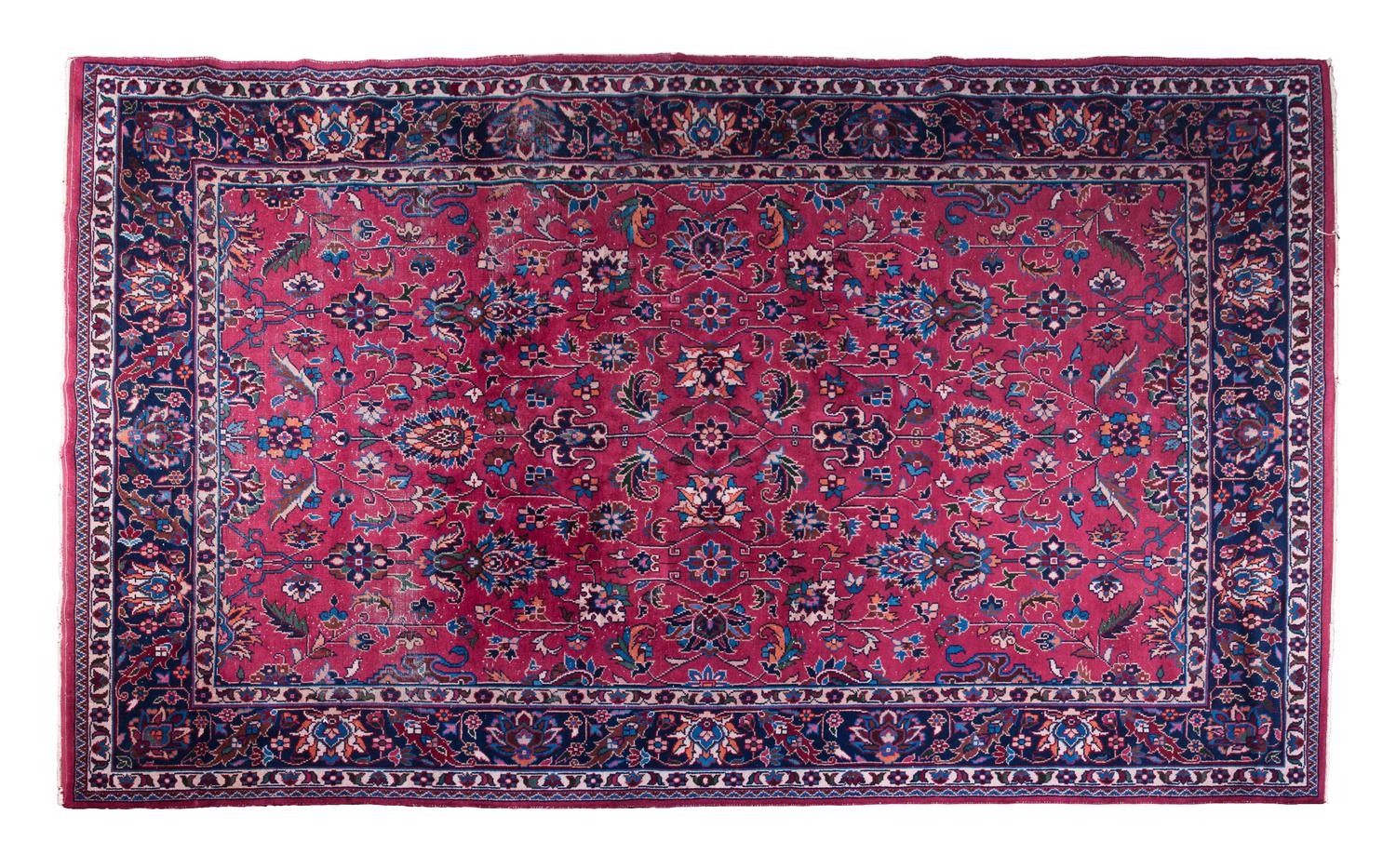 A Persian Wool Rug 11 feet 11 inches x 9 feet. — MID 20TH CENTURY