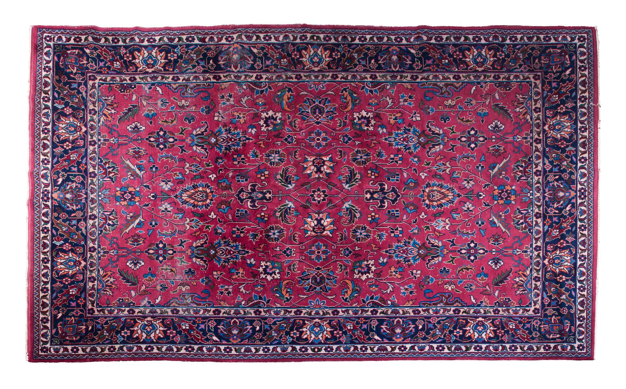 A Persian Wool Rug 11 feet 11 inches x 9 feet. — MID 20TH CENTURY