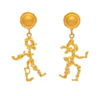 Jean Mahie, Gold Earclips