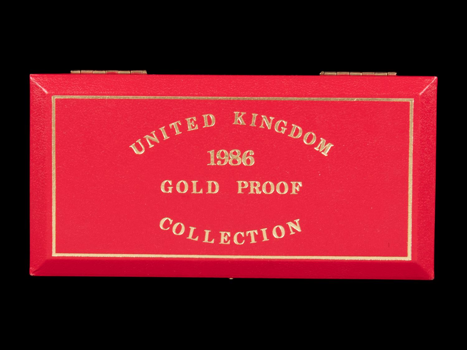 [GREAT BRITAIN] A 1986 Three-Coin Gold Proof Set