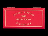 [GREAT BRITAIN] A 1986 Three-Coin Gold Proof Set