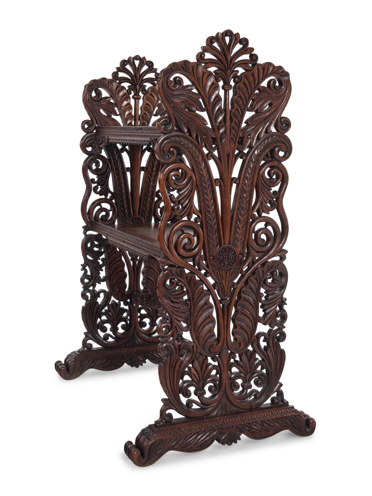 A French Rosewood Étagère