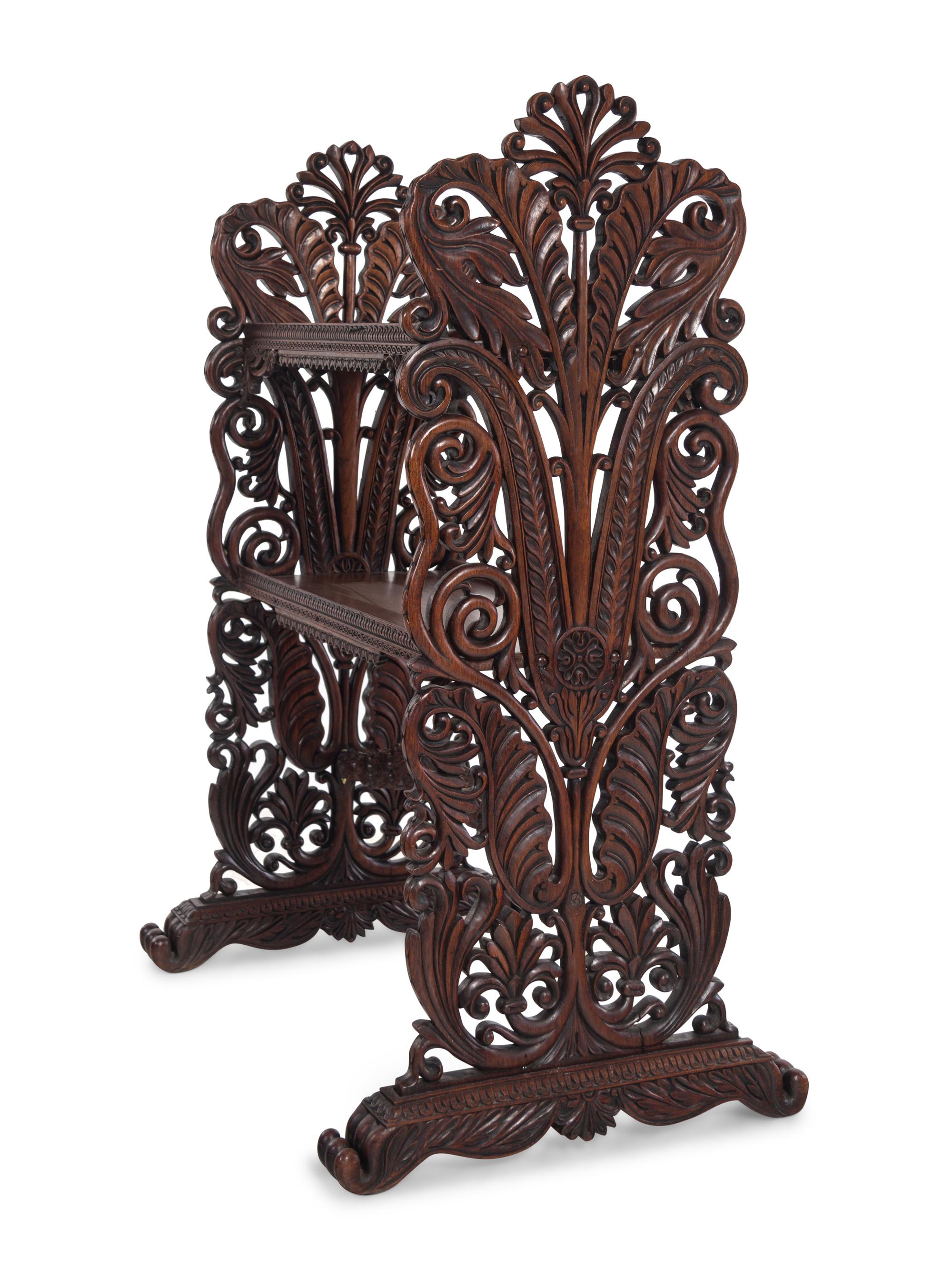 A French Rosewood Étagère