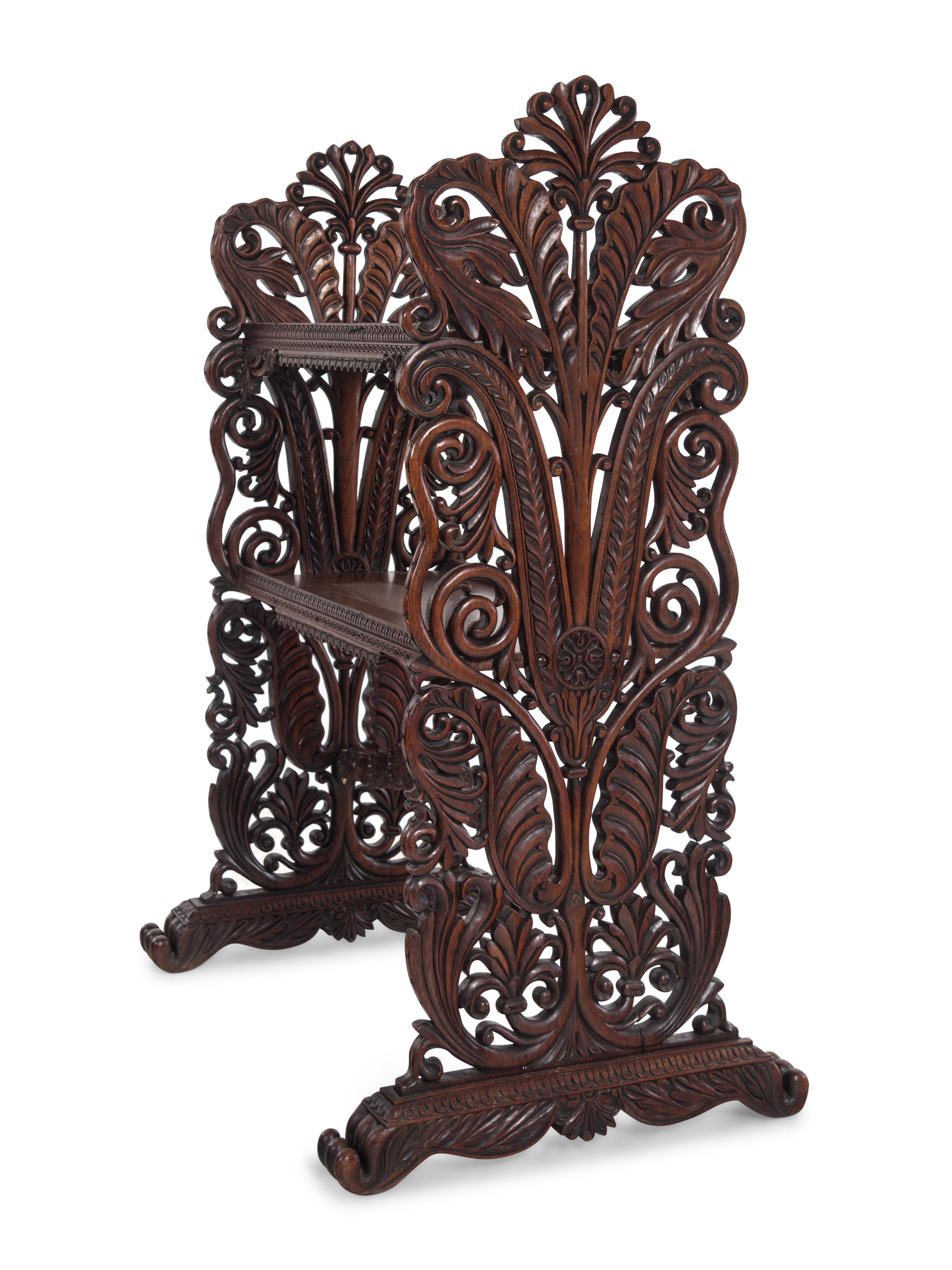 A French Rosewood Étagère