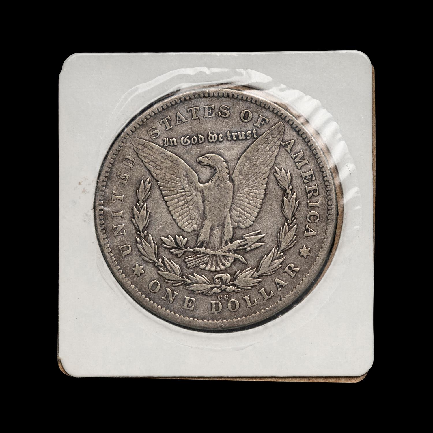 An 1878-CC Morgan $1 Coin