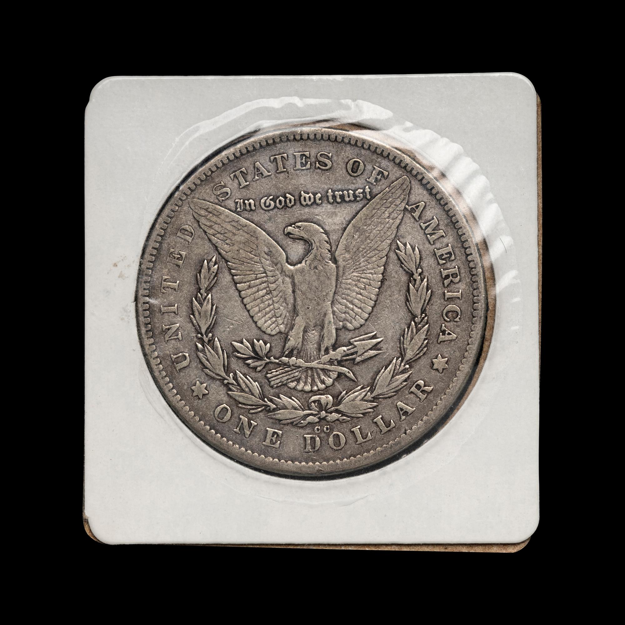 An 1878-CC Morgan $1 Coin