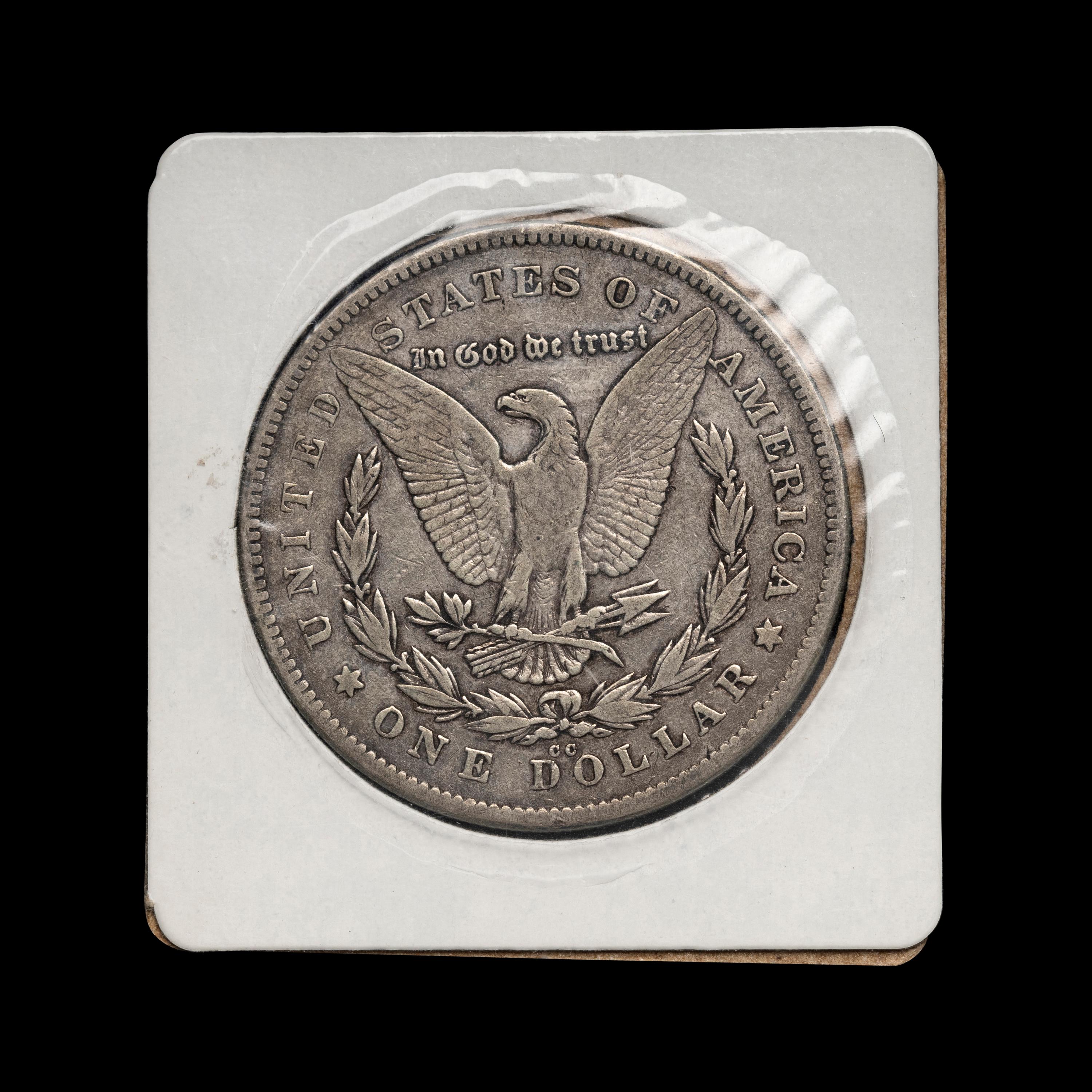 An 1878-CC Morgan $1 Coin