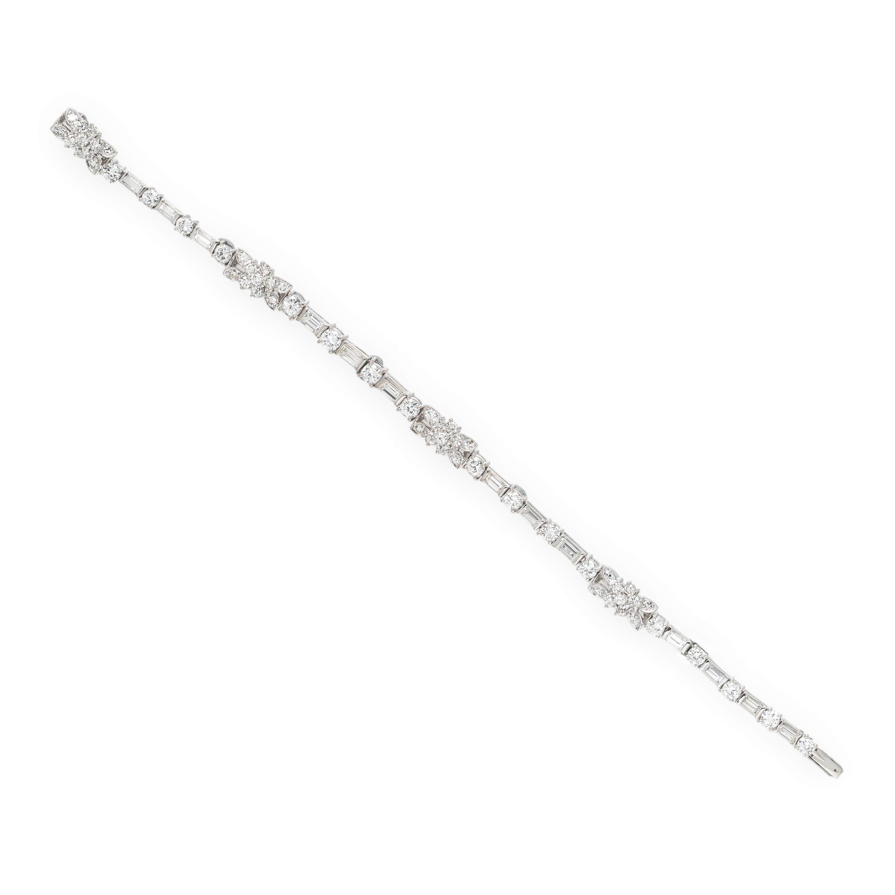 DIAMOND AND WHITE GOLD BRACELET