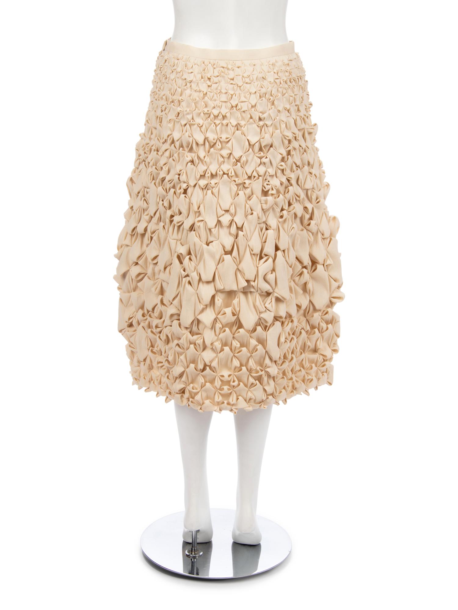 Issey Miyake Gathered Skirt, 2001