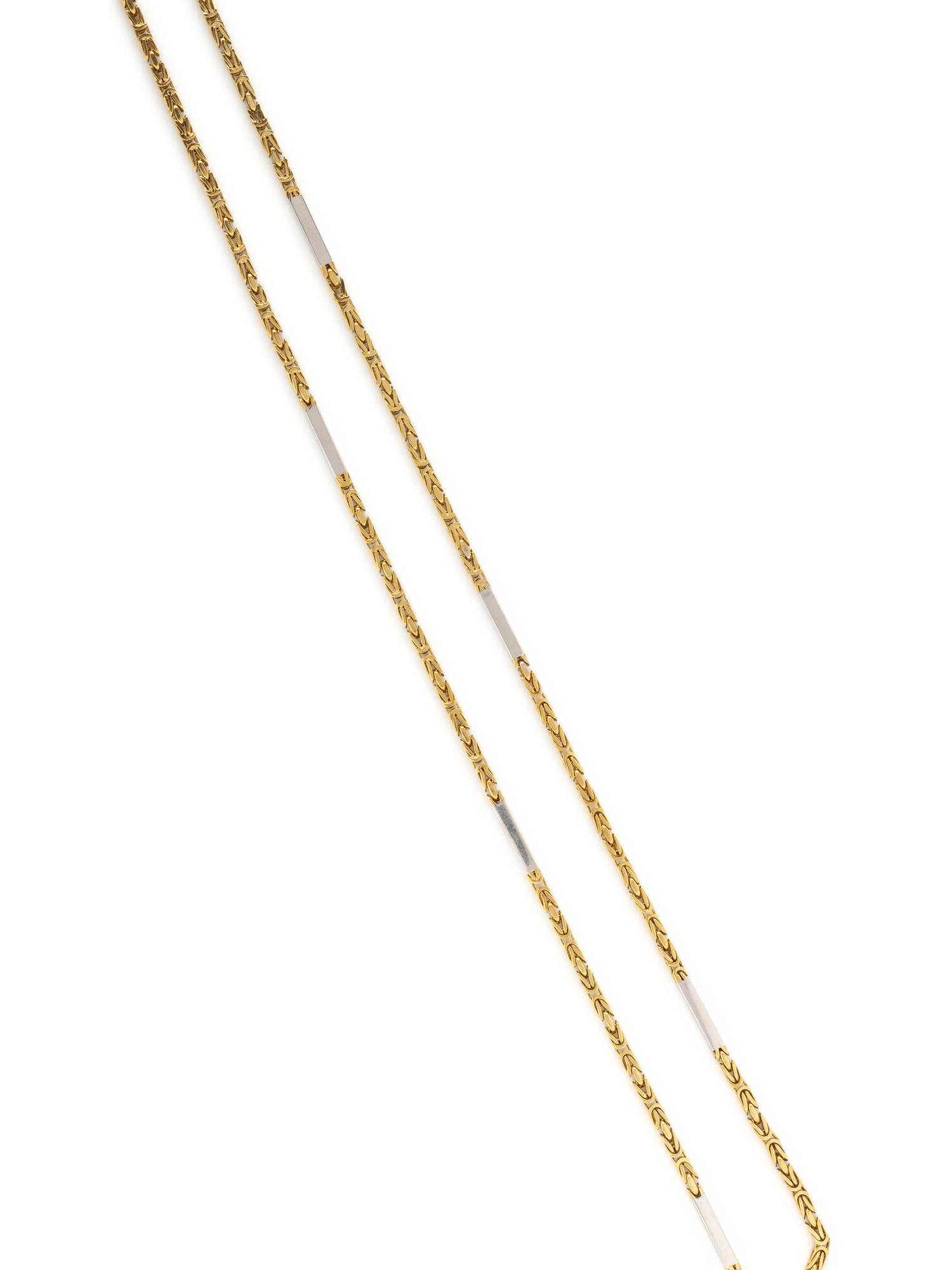 NICOLIS COLA, BICOLOR GOLD NECKLACE