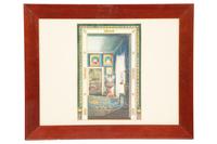 Three English Printed Illustrations of Interiors (COMBINED WITH 323866/160 )
