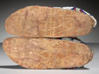 Sioux Beaded Hide Moccasins
