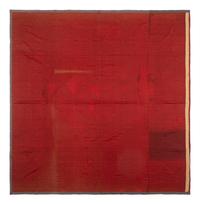 An Amish Diamond in the Square Pieced Wool Quilt