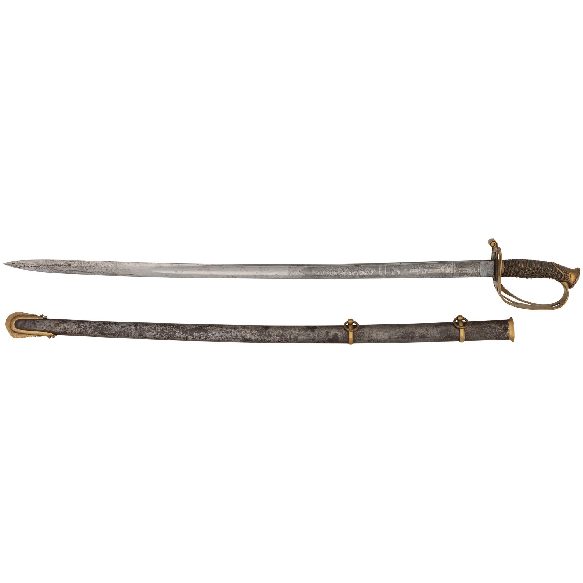 Non-Regulation Officers Sword of Medal of Honor Recipient Lt. (Capt.) Charles Copp - 9th NH Volunteers