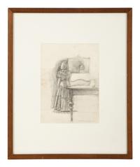 Study for a Young Girl Front of a Mirror