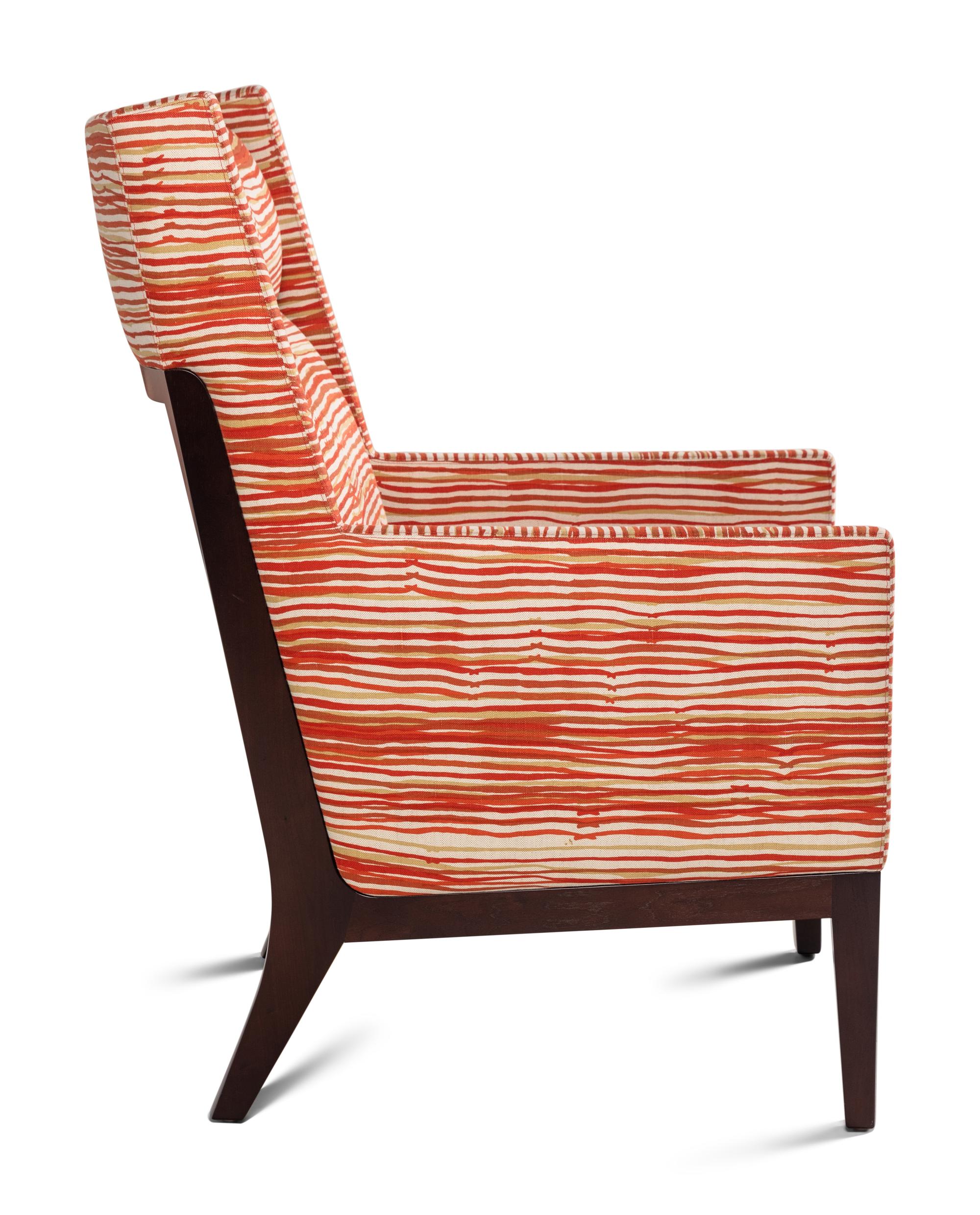 A Pair of Troscan Design Galway Chairs with Custom Upholstery