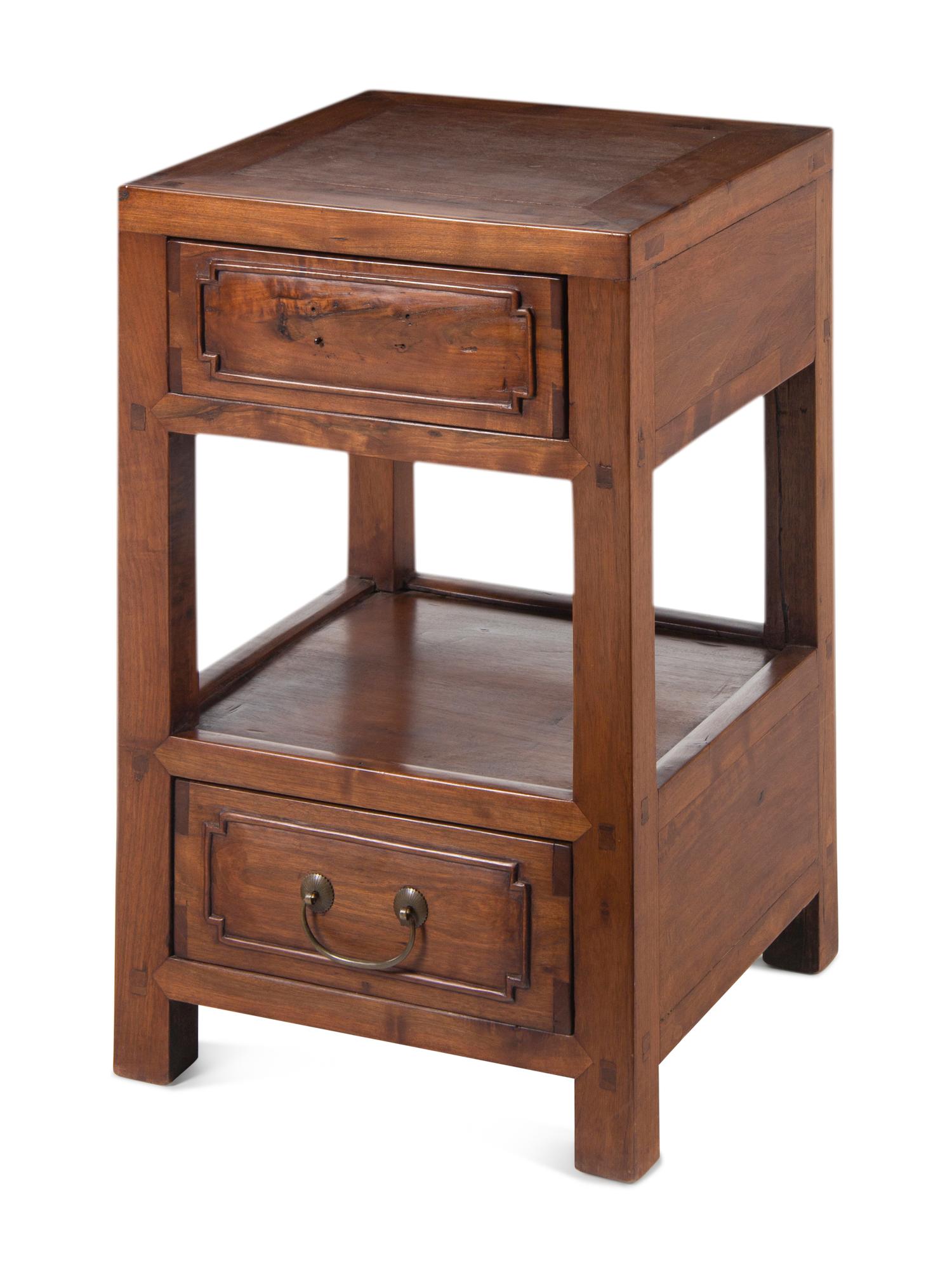 A Chinese Elmwood Side Table
