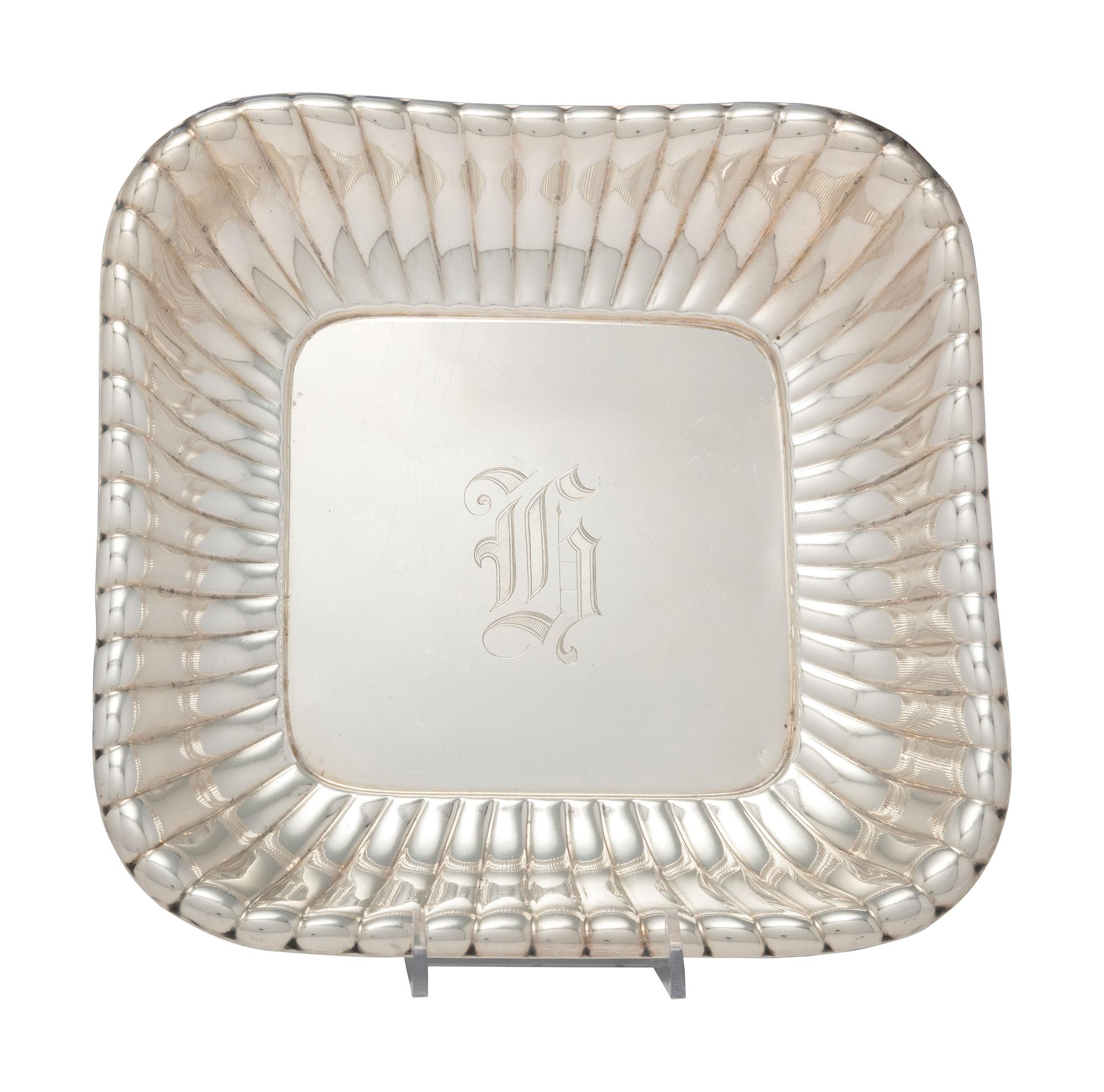 An American Silver Bread Basket