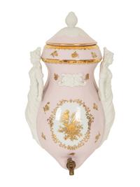 A French Porcelain Lavabo and Basin with Bisque Figures