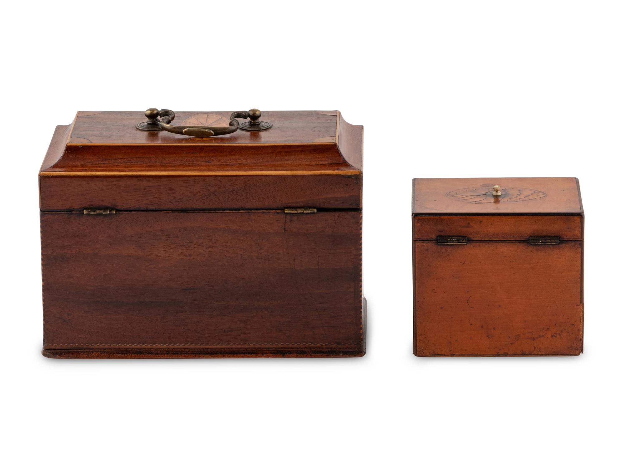 Two English Tea Caddies