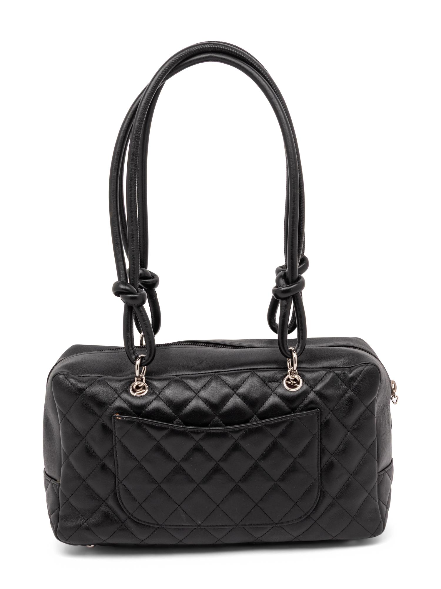 Chanel, Small Black Ligne Cambon Bag