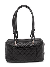 Chanel, Small Black Ligne Cambon Bag