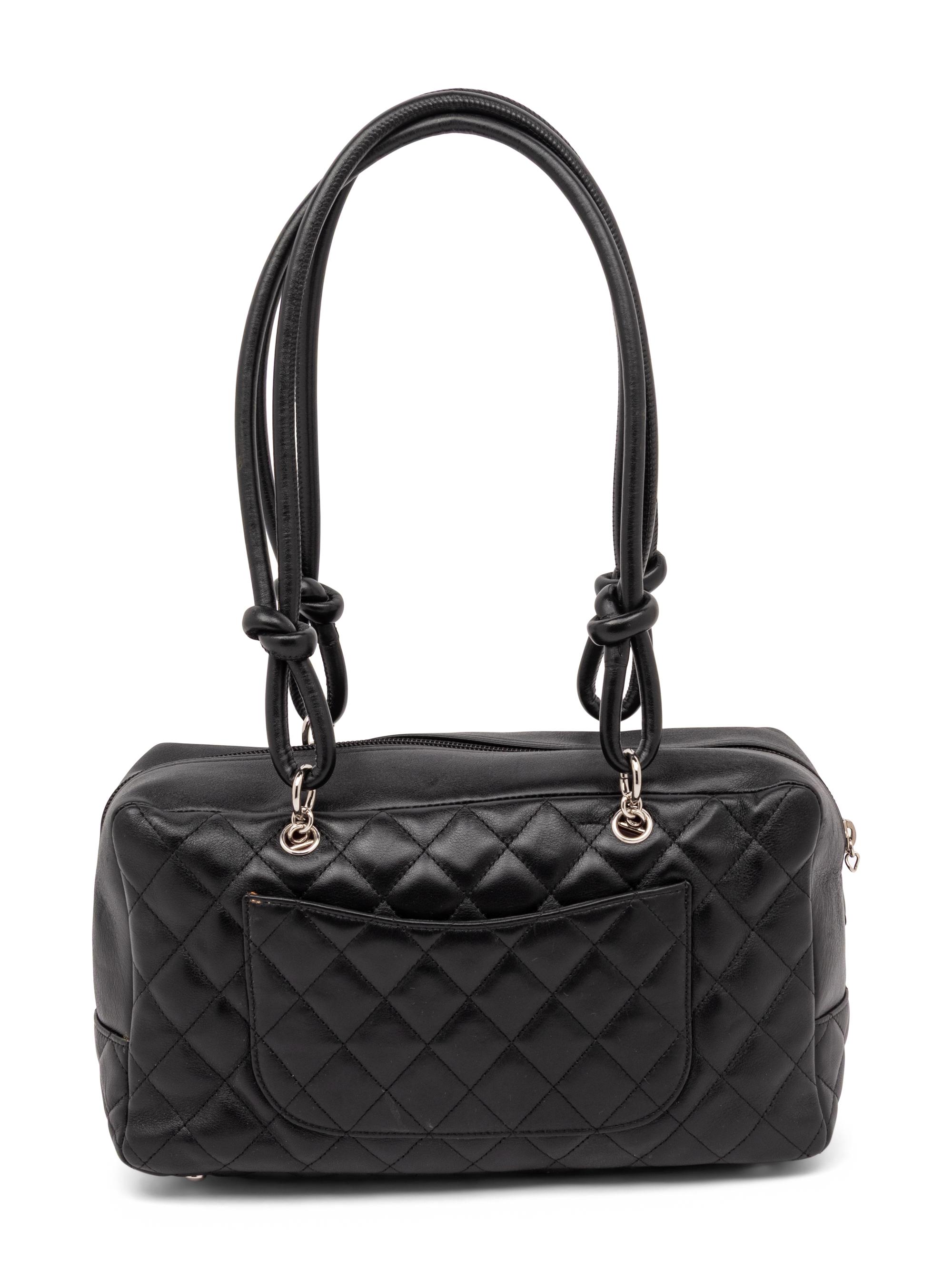 Chanel, Small Black Ligne Cambon Bag