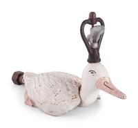 A Painted Cast Iron Duck-Form Sprinkler