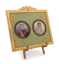 A Pair of Napoleonic Portrait Miniatures