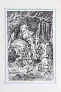 (BAYNTUN) CARROLL, LEWIS. Alice's Adventures in Wonderland [and] Through the Looking Glass. NY, 1941. 2 vols.