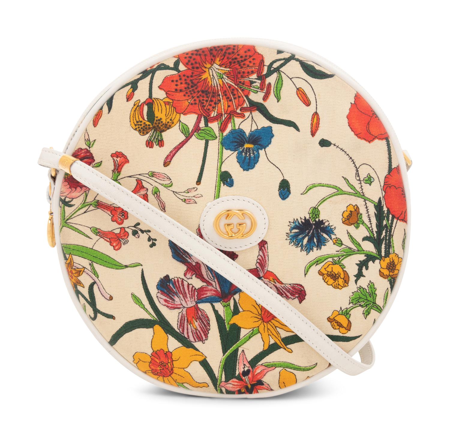 Gucci Floral Jacket and Matching Bag, 1990-2000s