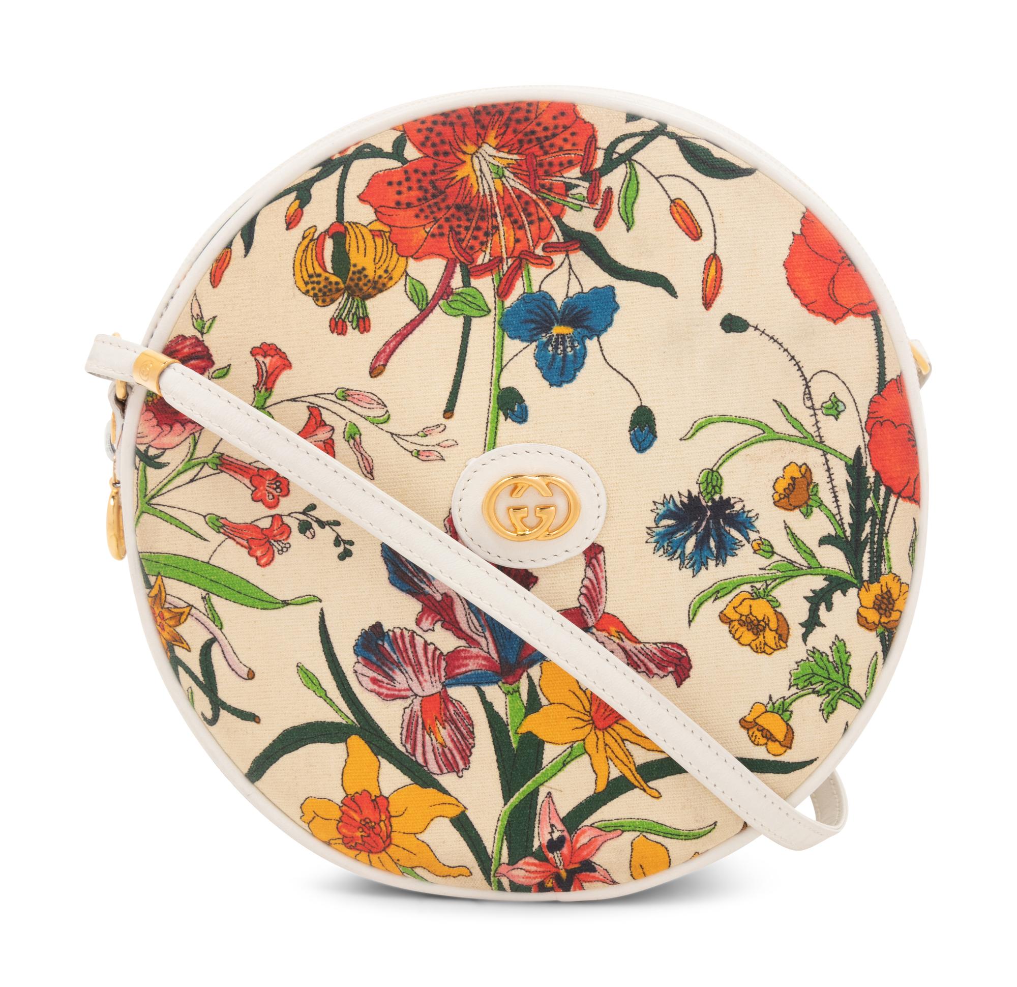 Gucci Floral Jacket and Matching Bag, 1990-2000s