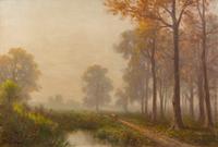 Karl Schmalhaus, (American, 20th century), A Misty Morning