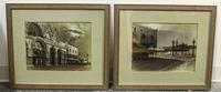 Artist Unknown, (20th century), A pair of decorative tourist photos of Venice