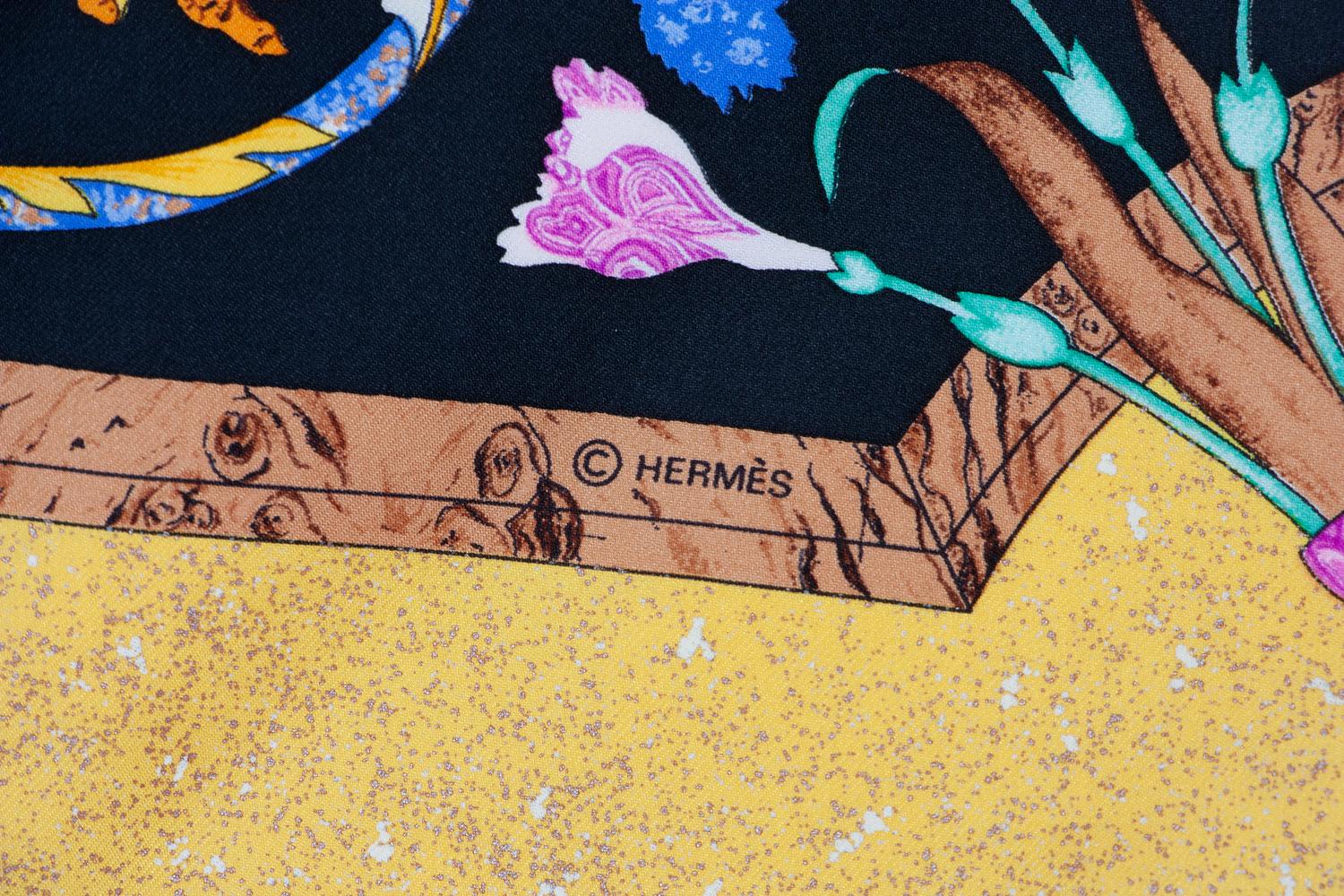 Three Hermès 90cm Silk Scarves