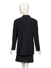 Chanel, Black Wool Skirt Suit